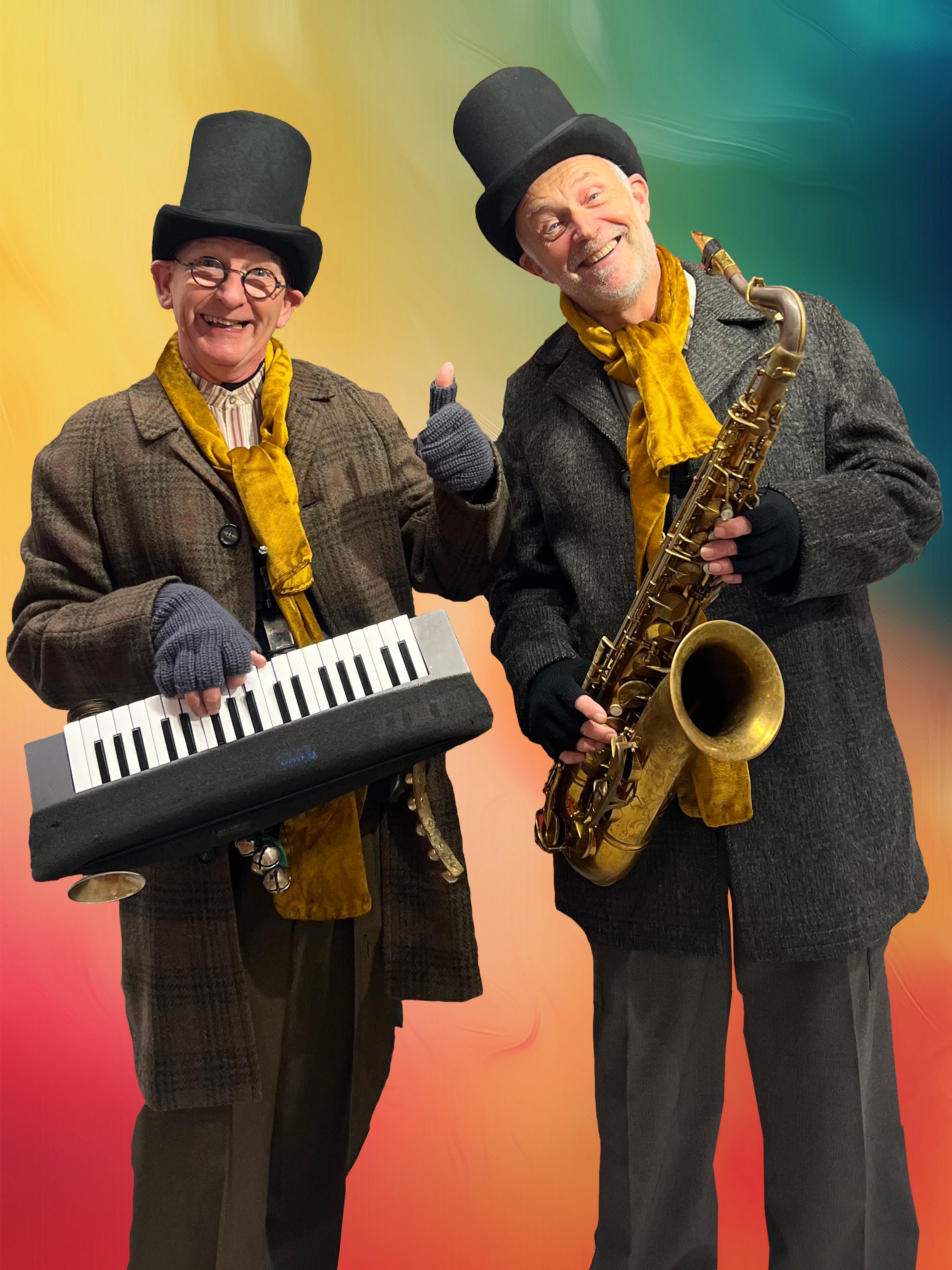 Dickens duo huren © www.funenpartymatch.nl