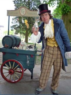 Dickens animatie act Fantasie verkoper huren © www.funenpartymatch.nl