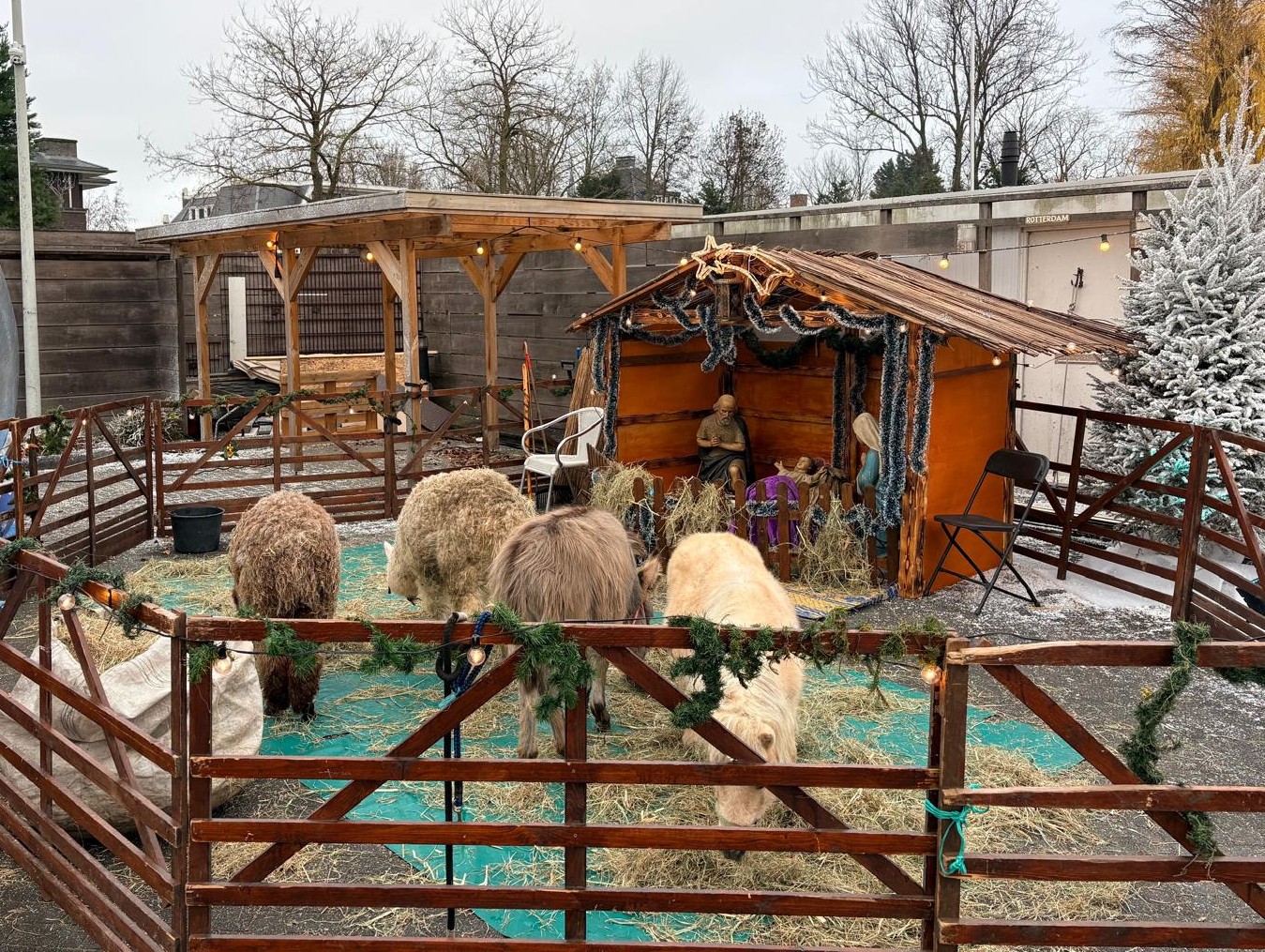 Kerststal huren © www.funenpartymatch.nl