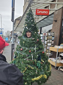 Levende Kerstboom © www.kerst-entertainers.nl