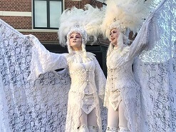 Kerst Steltlopers © www.sintentertainment.nl