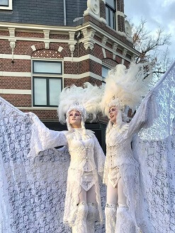 Winter Steltlopers Kerst Entertainers
